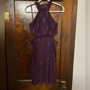 Purple lace dress. Size 11/12